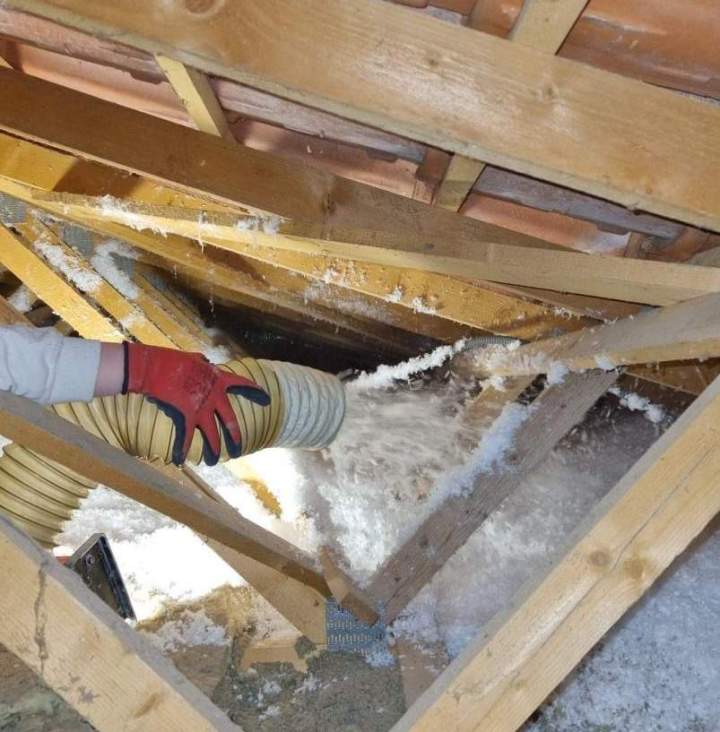 Isolation des combles, Les Arcs